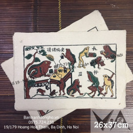 Tranh Đông Hồ Thầy Đồ Cóc